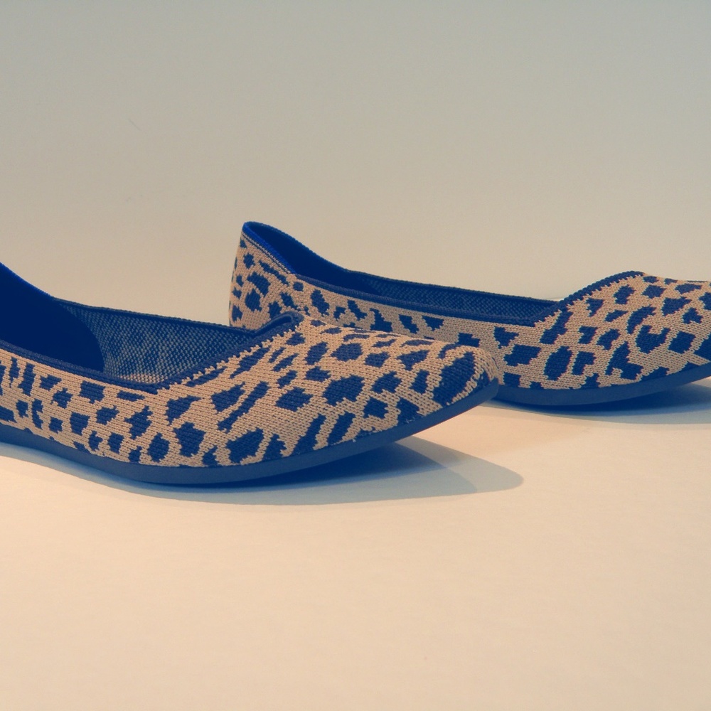 Rothy's "The Point" Leopard print Flat size 9
